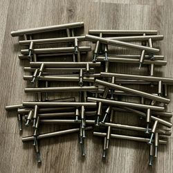 Heavy Duty Cabinet Pulls Handles Stainless Steel Lot Of 30
