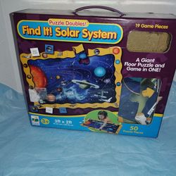The Learning Journey Puzzle Doubles - Find It Solar System 50 Pcs - Ages 3+