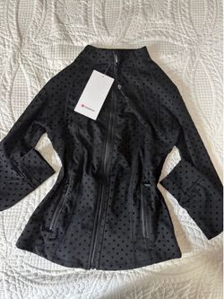 Lululemon define polka dot jacket🖤