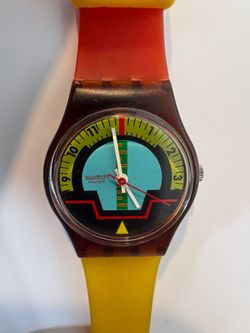 1987 Blue Horizon Swatch Watch