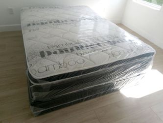 $199 Queen PillowTop Mattress Only.  Brand New.  Free Delivery Same-day