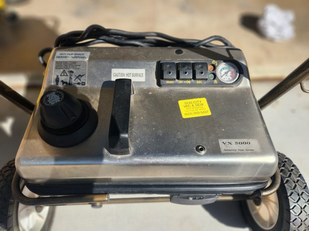 VX5000 Steam Cleaner, Accessories & Cart