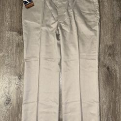 Vintage Levis Action Slacks Mens 46x30 Lightweight Tan Flat Dress Pants NWT