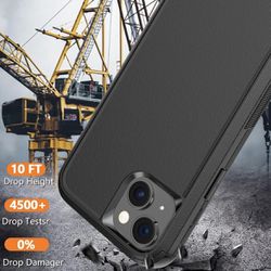 Pure Black Silicone Phone Case For IPhone 15 14 13 12 11 Pro Max X XS Max XR 14Plus 15Plus
