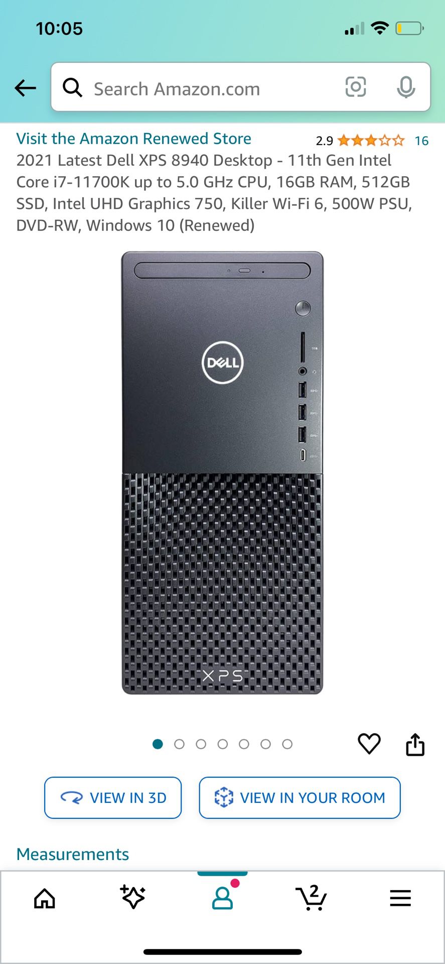 Dell 2021 XPS 8940 Desktop