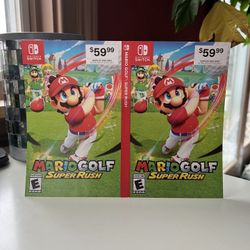 Mario Golf Super Rush Nintendo Switch ‘Display Box Only’ Case Artwork Only