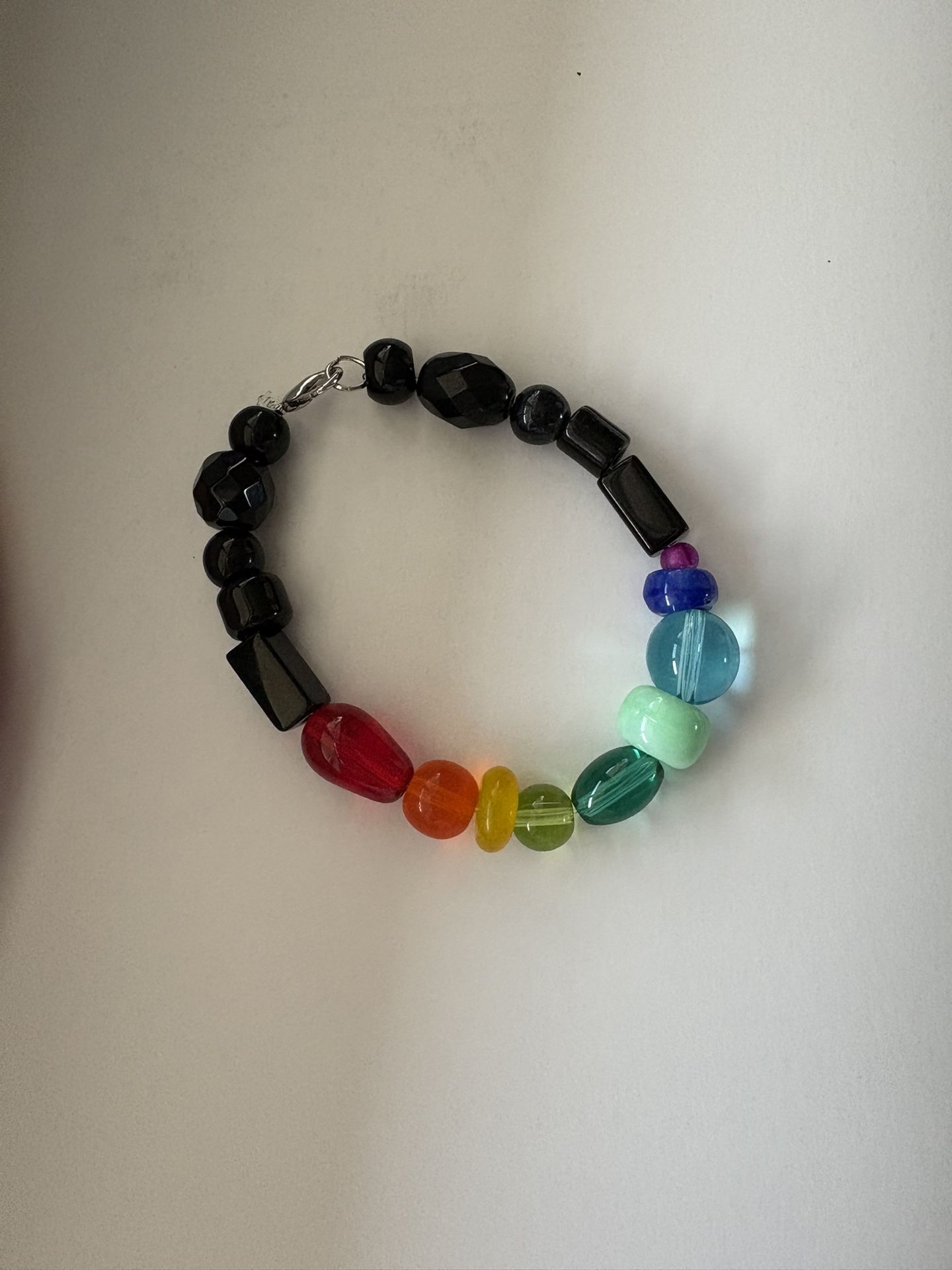 Homemade Glass Bead Bracelet