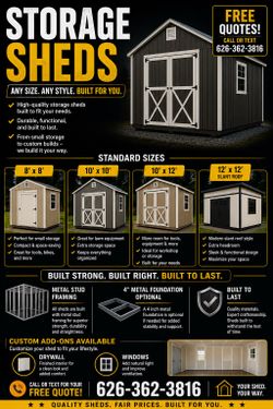 Storage shed