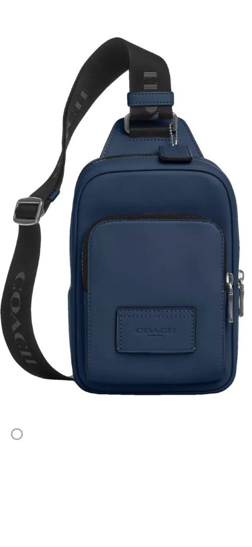 Coach Racer Sling Bag - Blue For Men