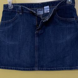 Old Navy Women's  Straight Mini Jean Skirt 