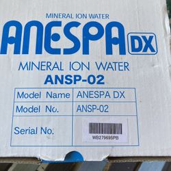 Anespa DX Mineral Ion Water 