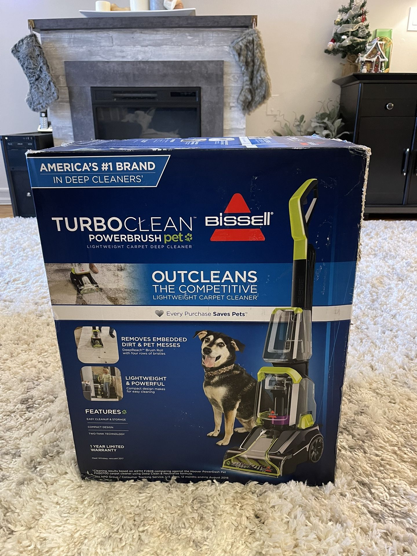 BISSELL TurboClean PowerBrush Pet Carpet Cleaner Shampooer Washer 2806