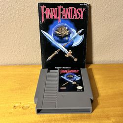 Final Fantasy with manual for NES