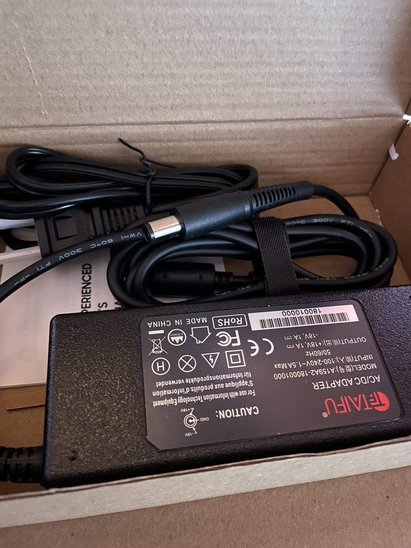 18v ac adapter Charger
