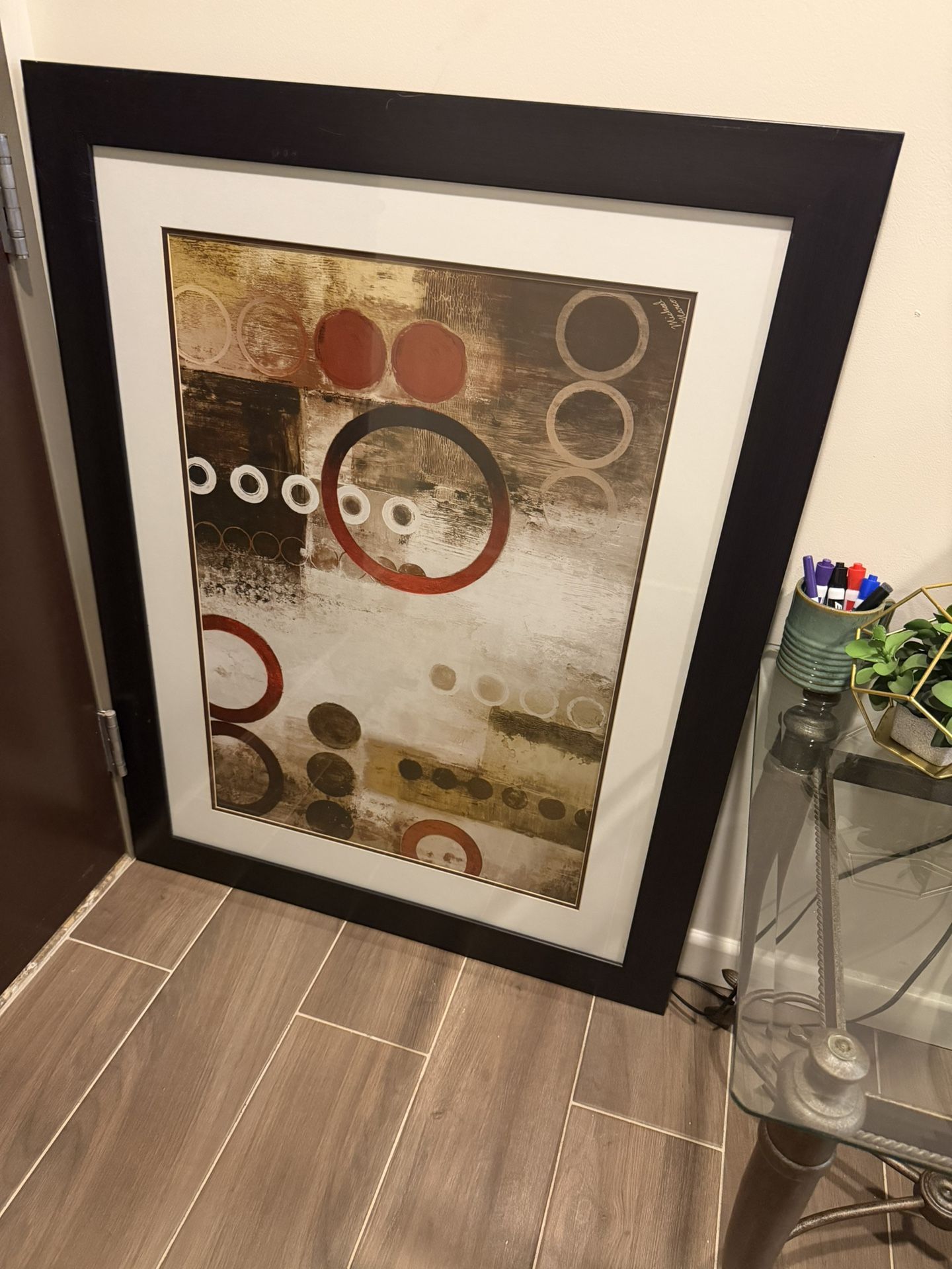 Wall Art With Frame - Red Liberation