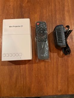 Mini Projector Z1 with Remote and Power Adapter