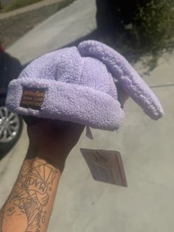 Peter Pan's Neverland Adventure Lavender Sherpa Bunny Hat