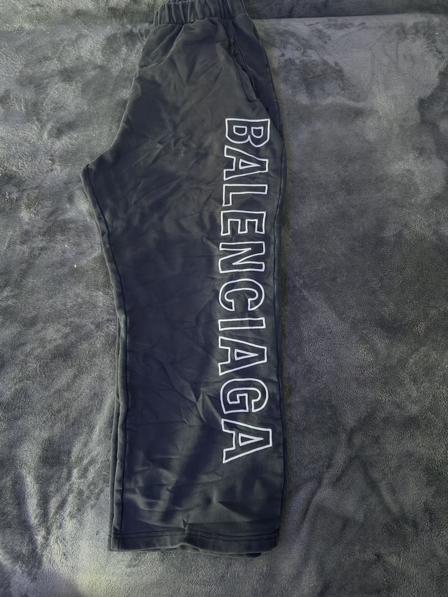 Balenciaga Men's Grey Joggers-tracksuits