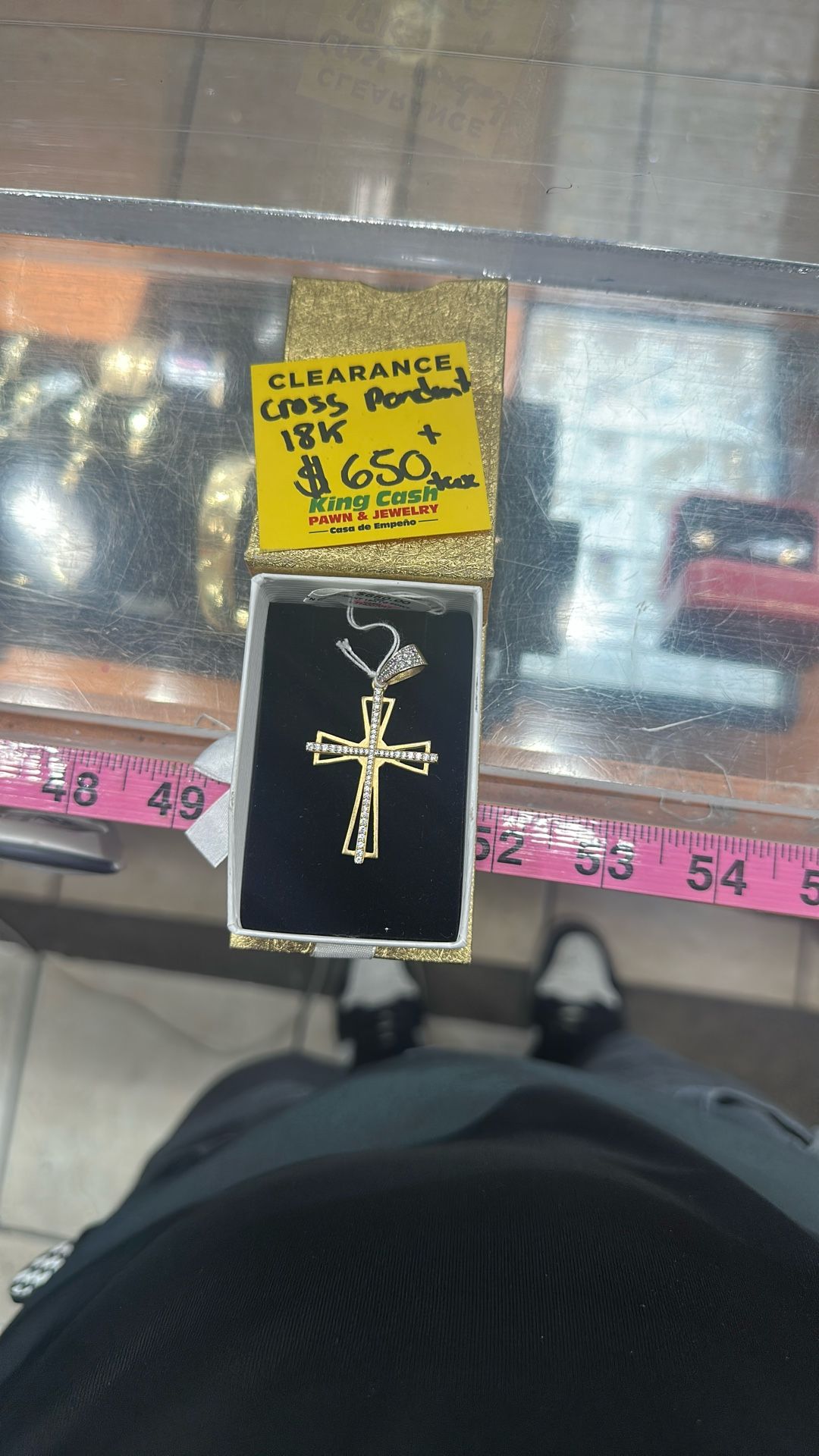 18k Cross Pendant