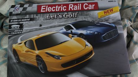 Katrain Electric Rail Car Slot Racing Set