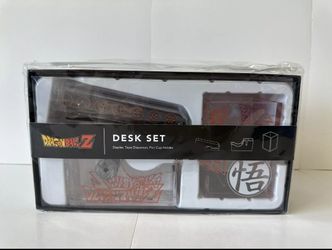 RARE Dragon Ball Z Acrylic Desk Set, still sealed in its original packaging