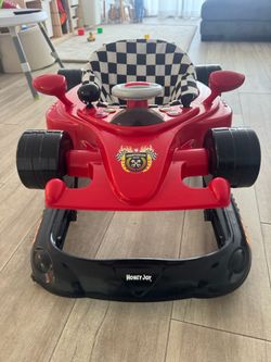 Race car baby walker