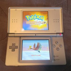Nintendo DS Lite Silver Custom Cfw Video Game Console