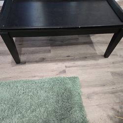 Black Wooden Coffee Table