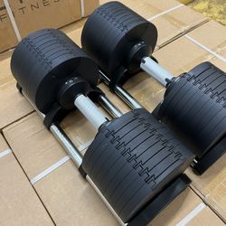 LYNX FITNESS ( BRAND NEW IN BOX ) Pair Of 80lb Adjustable Dumbbells