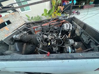 Chevy motor and transmission