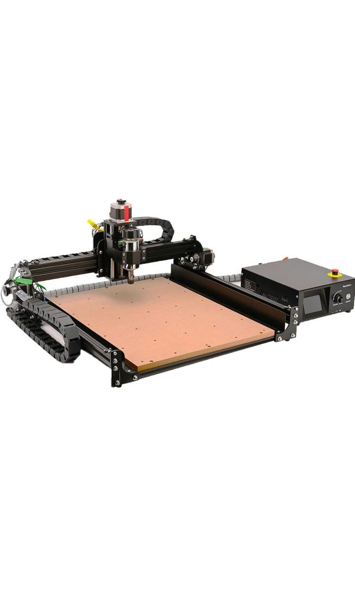 foxalien cnc router 4040 xe 300e spindle 3 axis engraving milling machine for wood metal mdf plastic
