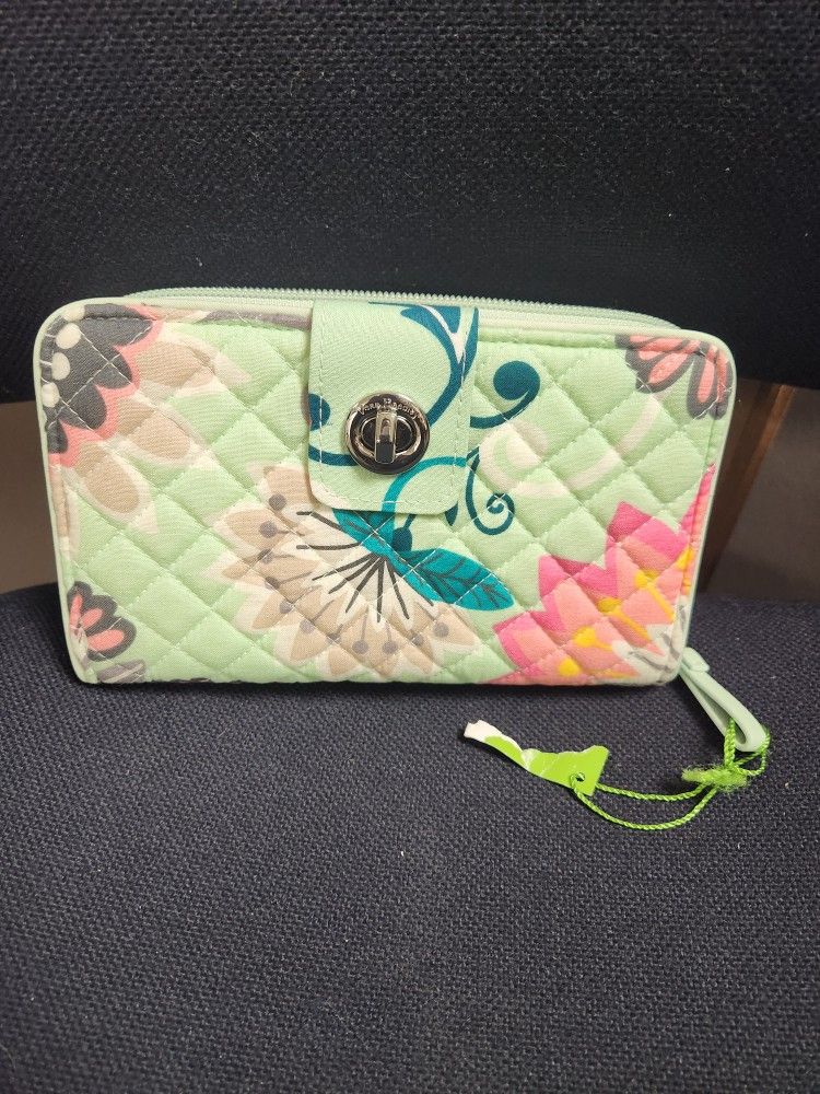 Vera Bradley Mint Green Wallet, New