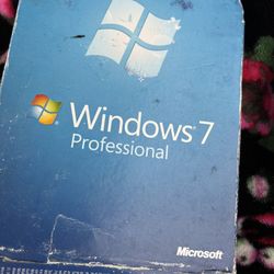 Microsoft Windows 7 Professional Upgrade 32 Bit and 64 Bit 