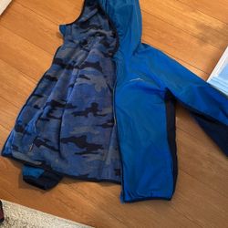 Boys Eddie Bauer Reversable Rain Jacket