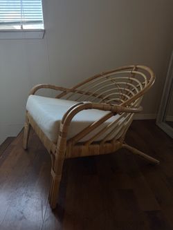 Rattan Sofa Chair with pillow