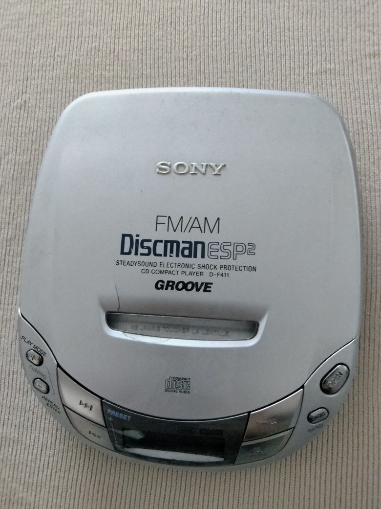 Vintage Sony Discman ESP2 CD Player 