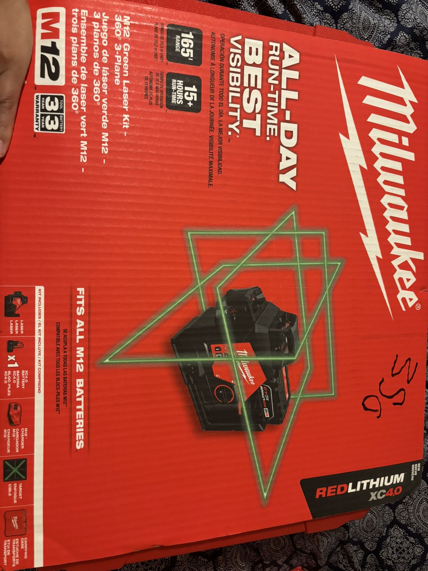 Milwaukee Green Laser Kit