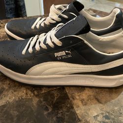 leather men’s pumas size 12