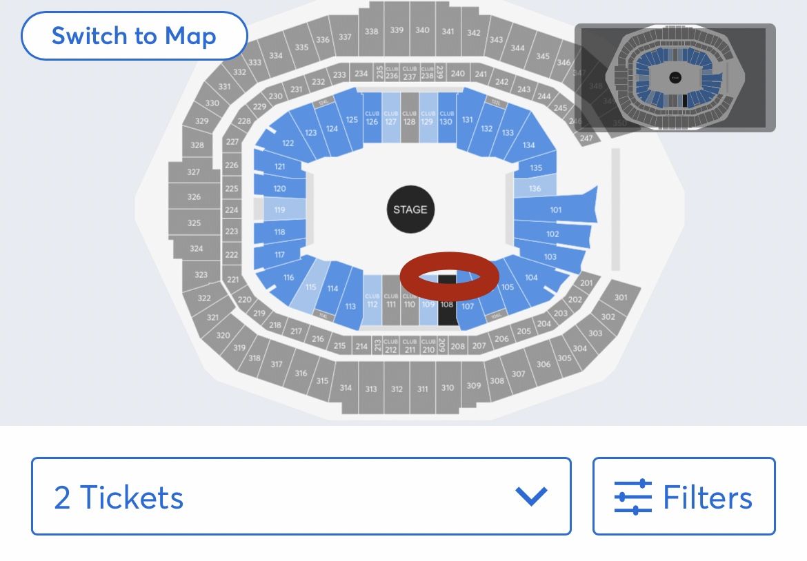 Kanye West Presents DONDA - Two Platinum Club Seats 5th Row