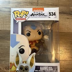 Aang with Momo Pop Funko