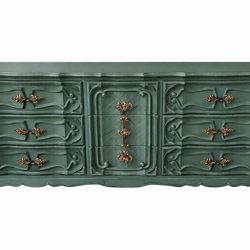 Basset Modern Green Buffet/Credenza/Dresser/TV Stand