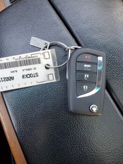 Toyota Corolla Flip Key Fob New