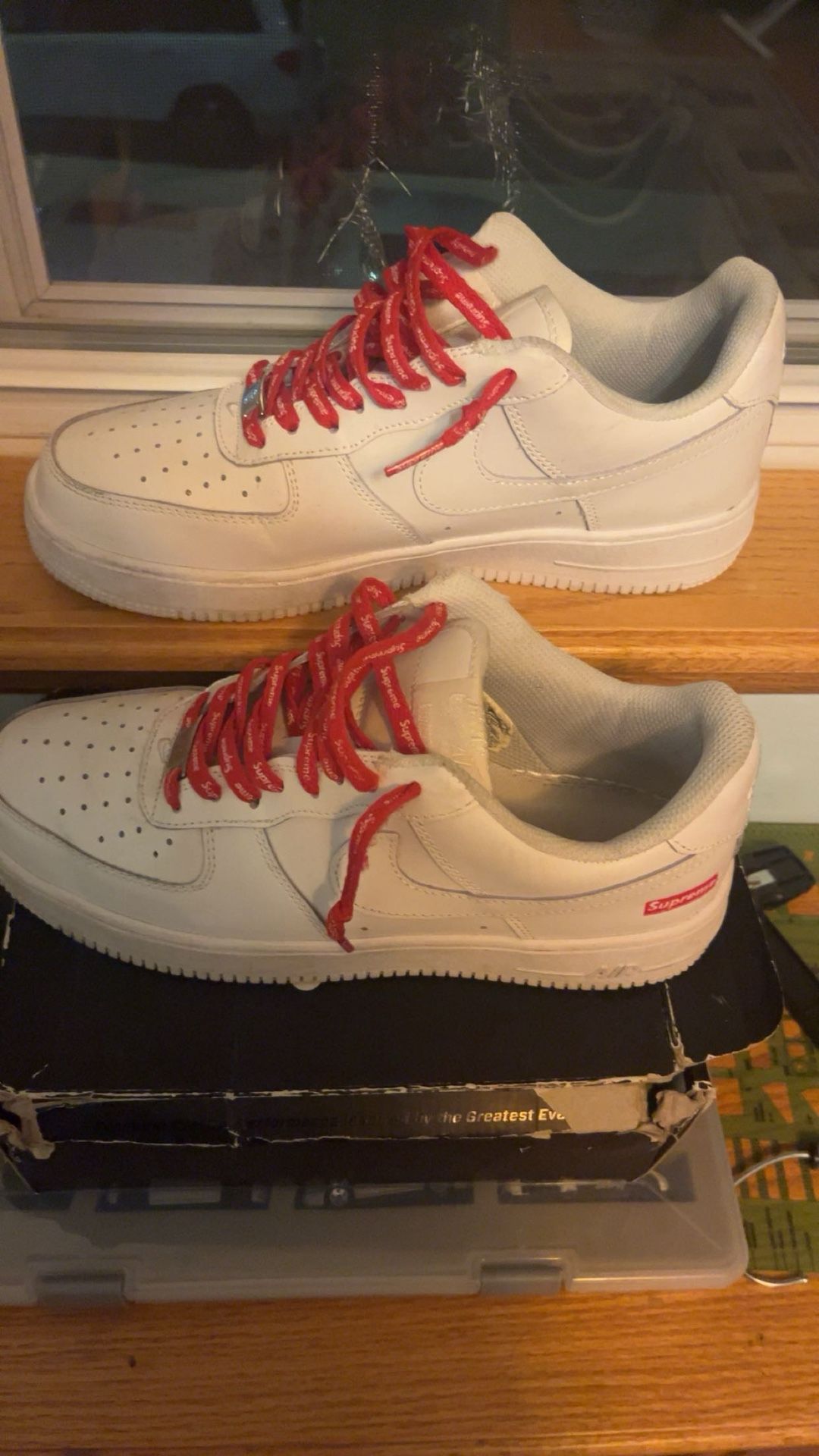 Nike Air Force 1 X Supreme Size 9.5