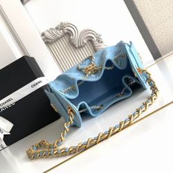 NEW Bucket Bag Woman’s Handbag Trendy Blue 