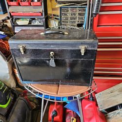 Old Tool Box With Tools