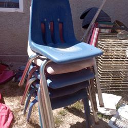 5 Kindergarten Size Chairs