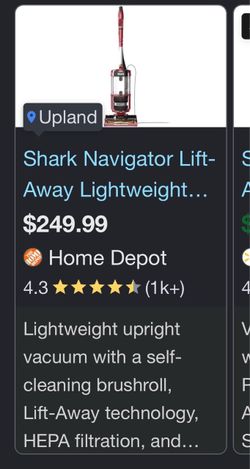 Shark Navigator Lift-Away Lightweight Upright Vacuum