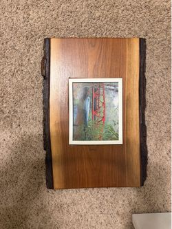 Custom wood with picture