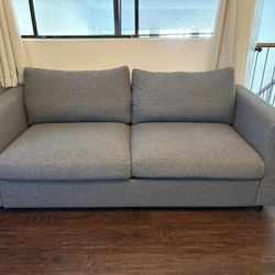 IKEA Finnala Sofa W/ Sofa Bed - Gunnared grey Fabric