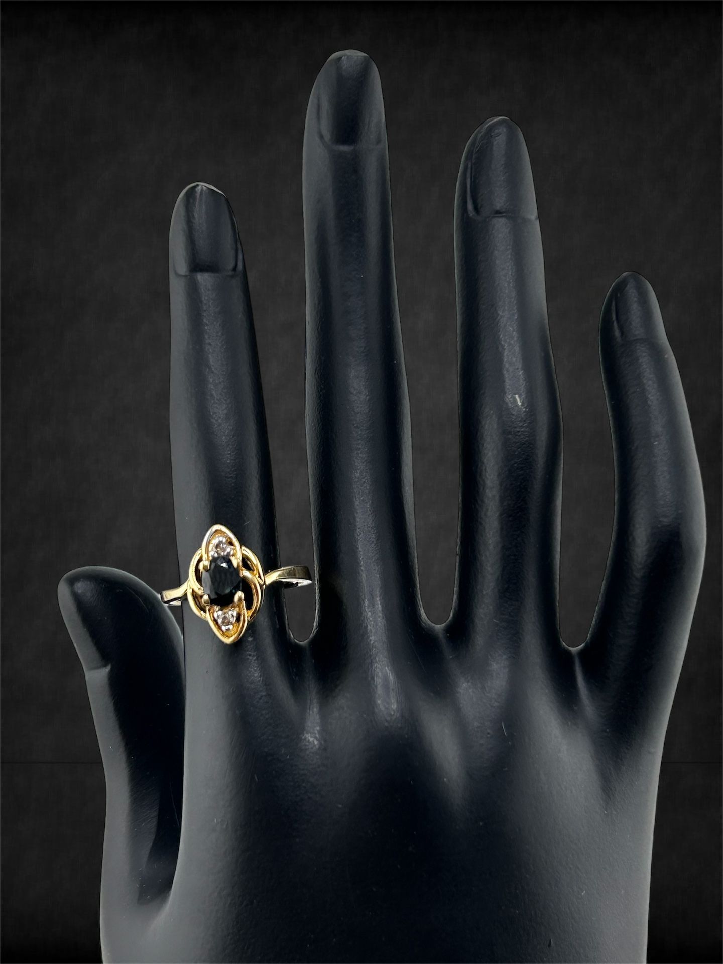 14k Yellow Gold Ring With Natural Diamond